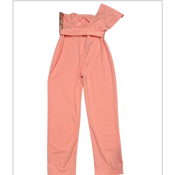 NWOT Unbranded Pink Jumpsuit, Size XL. - Picture 4 of 7